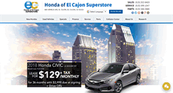 Desktop Screenshot of hondaofelcajon.com